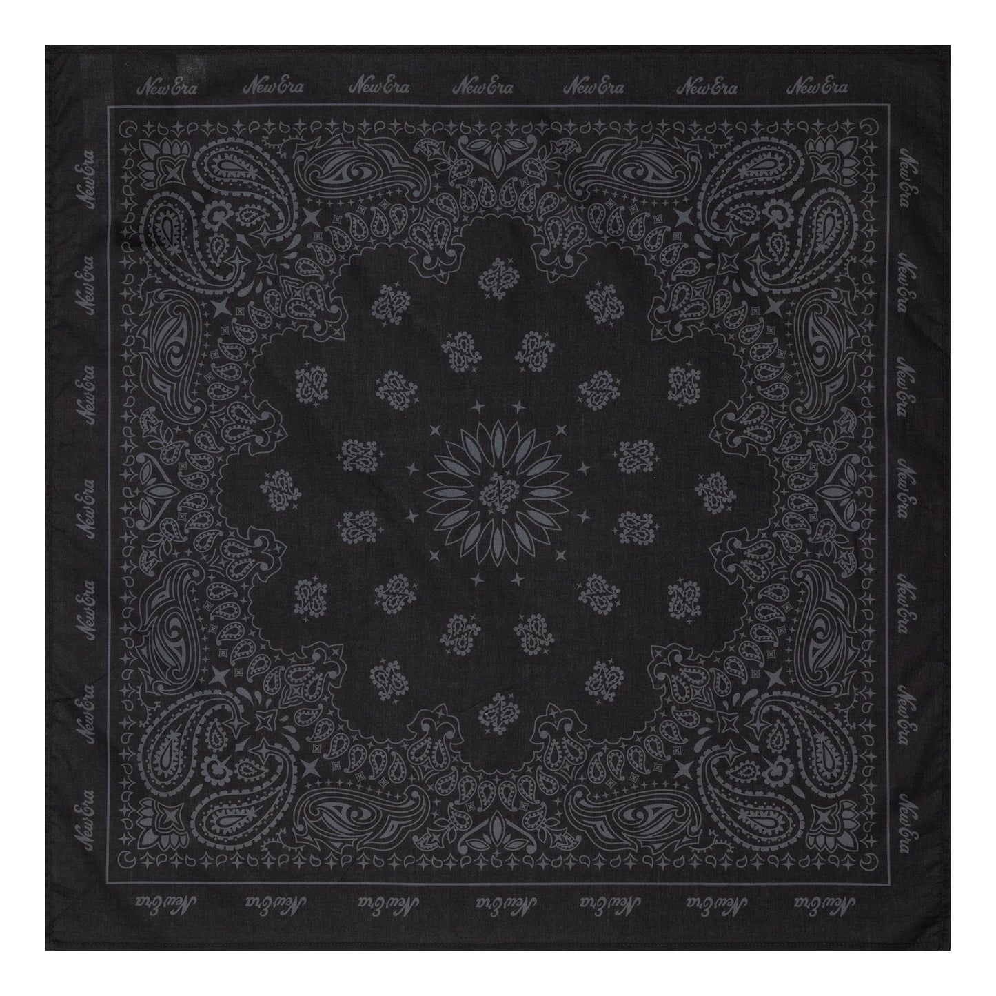 This is a New Era Paisley Black Bandana 1