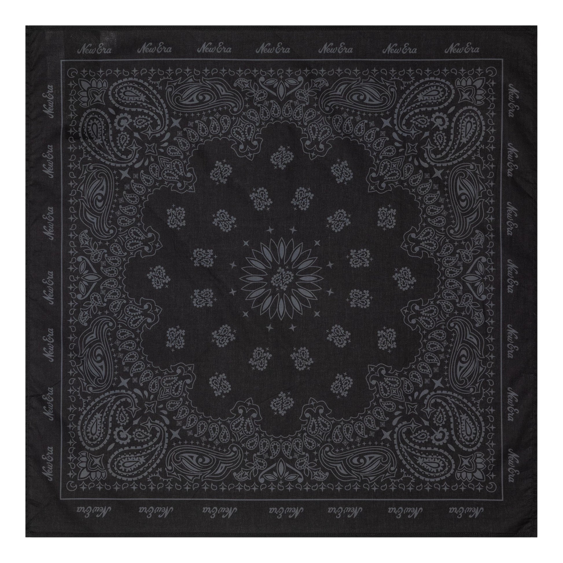 This is a New Era Paisley Black Bandana 1