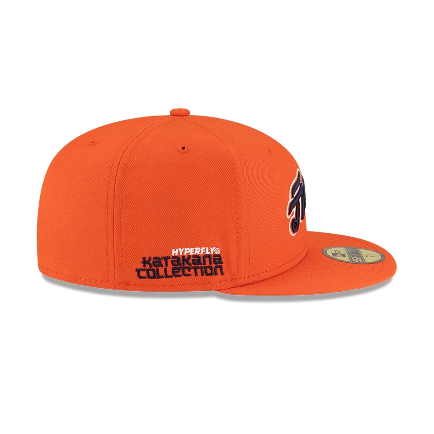 This is a Detroit Tigers Hyperfly x MLB Orange 59FIFTY Fitted Cap 6