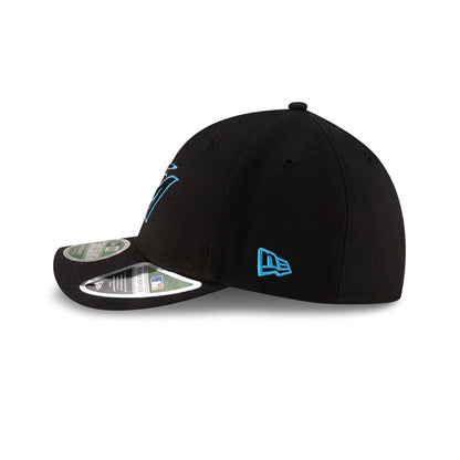 Pictured is this MLB Player Replica Miami Marlins 39THIRTY M-Crown Stretch Fit cap in black. 5