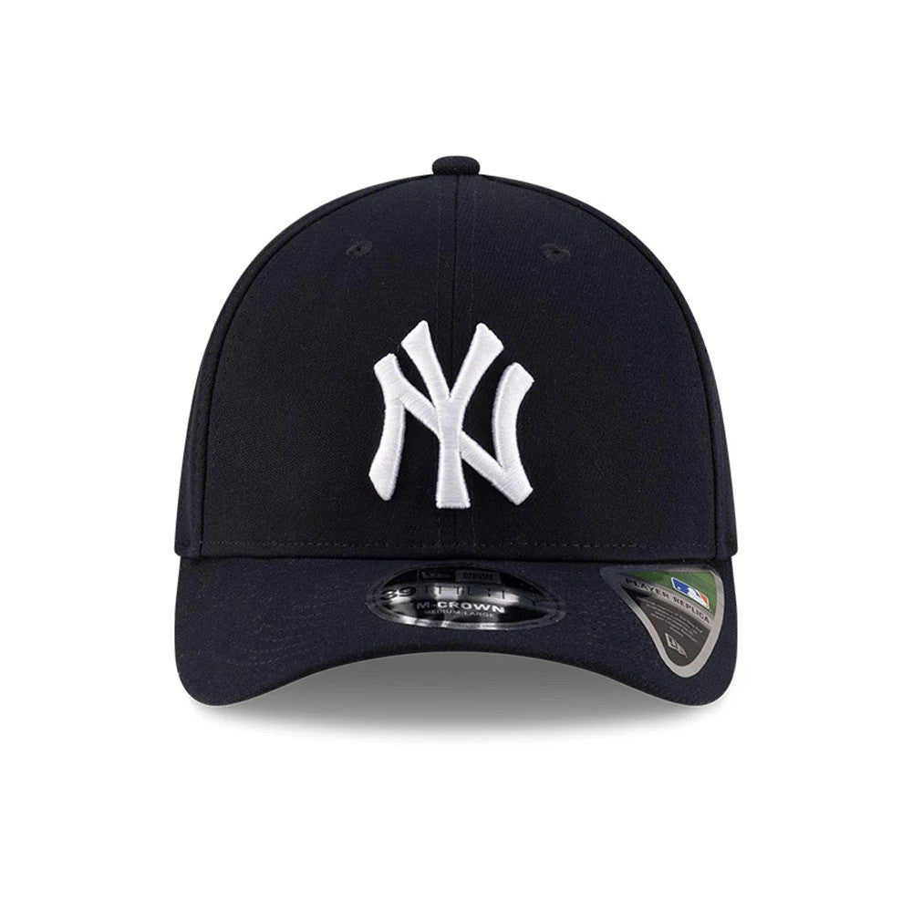 Pictured is this MLB Player Replica New York Yankees 39THIRTY M-Crown Stretch Fit cap in navy. 2