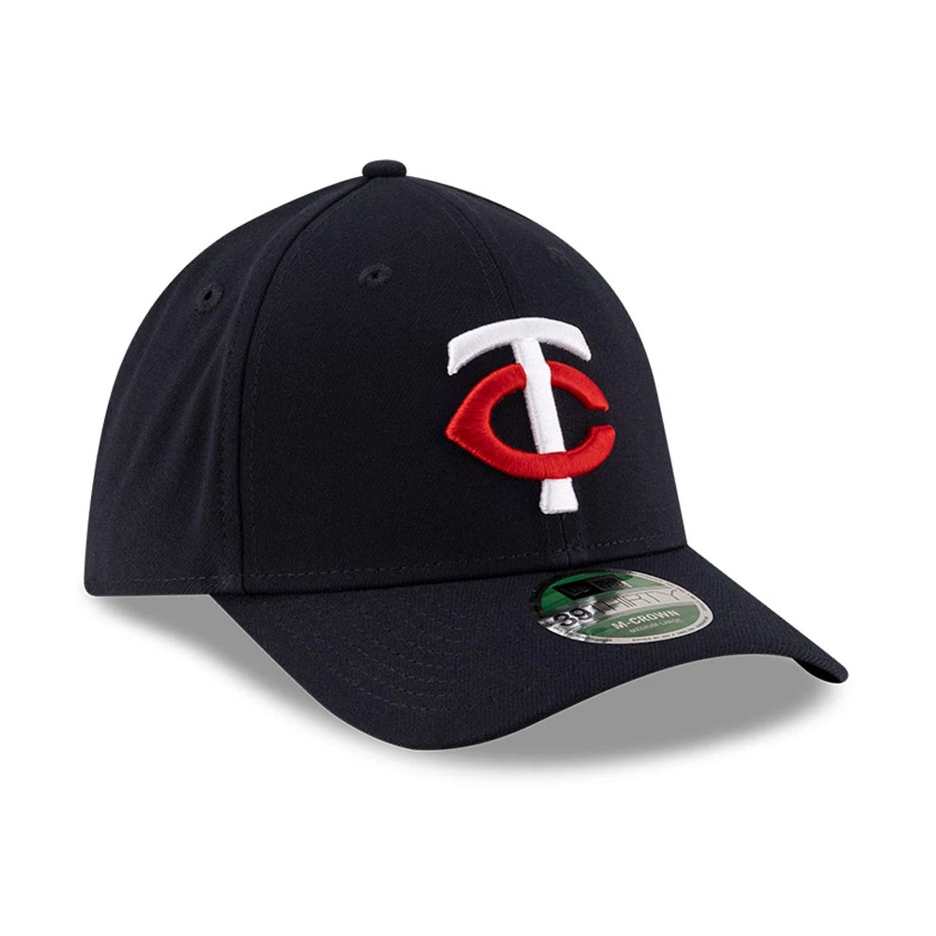Pictured is this MLB Player Replica Minnesota Twins 39THIRTY M-Crown Stretch Fit cap in navy. 3