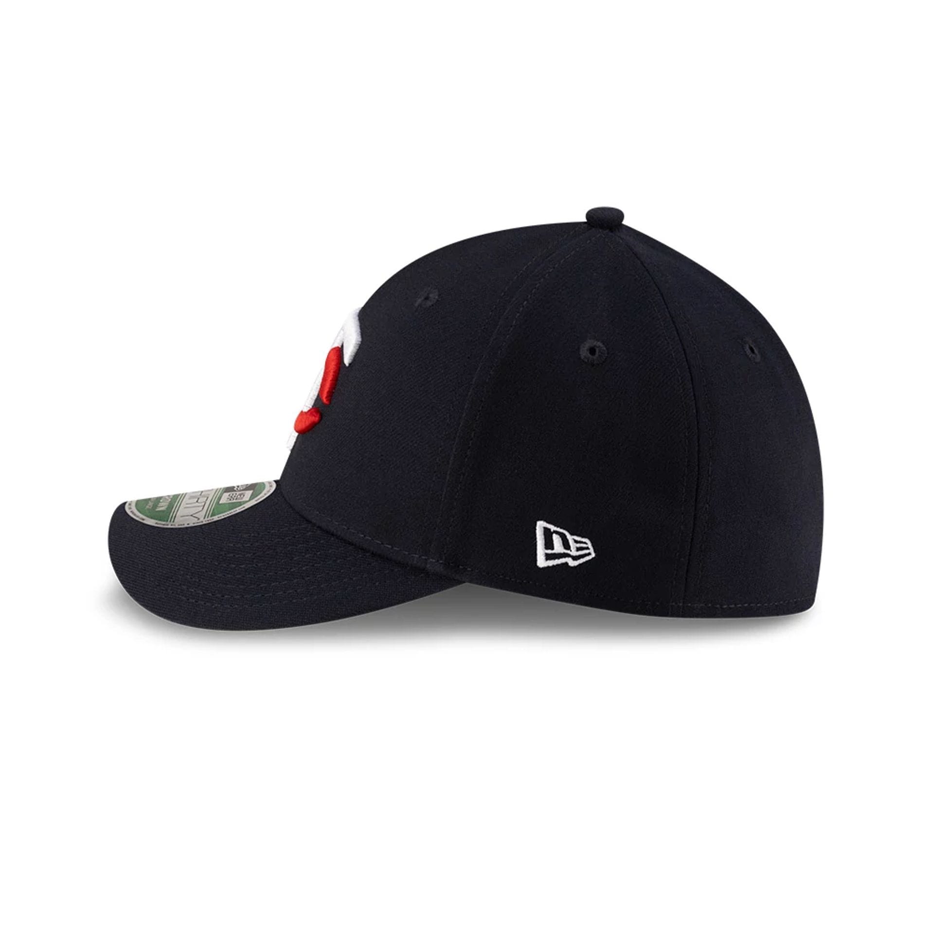 Pictured is this MLB Player Replica Minnesota Twins 39THIRTY M-Crown Stretch Fit cap in navy. 5