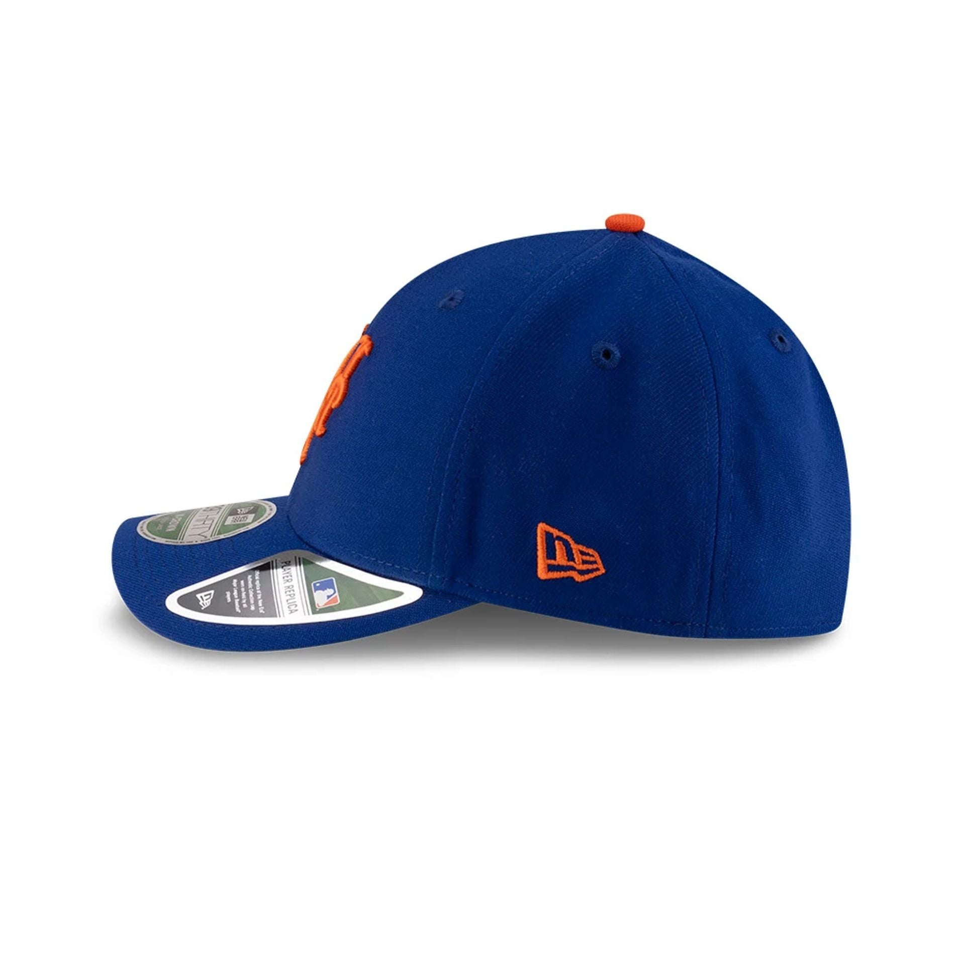 Pictured is this MLB Player Replica New York Mets 39THIRTY M-Crown Stretch Fit cap in blue. 6