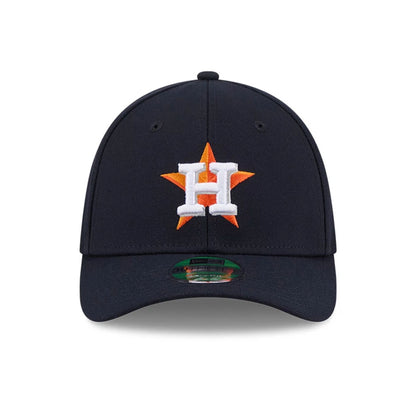 Pictured is this MLB Player Replica Houston Astros 39THIRTY M-Crown Stretch Fit cap in navy. 2