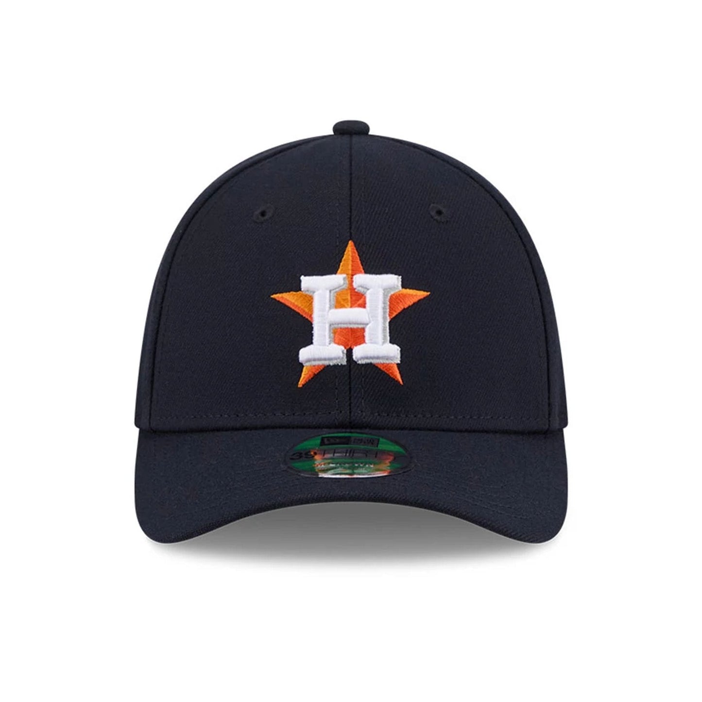 Pictured is this MLB Player Replica Houston Astros 39THIRTY M-Crown Stretch Fit cap in navy. 2