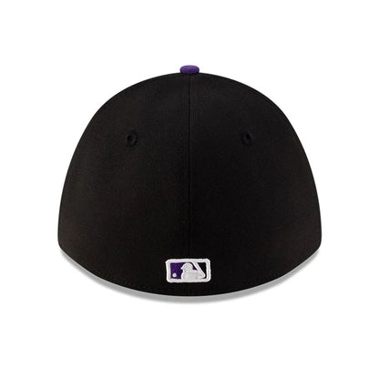 Pictured is this MLB Player Replica Colorado Rockies 39THIRTY M-Crown Stretch Fit cap in black. 4