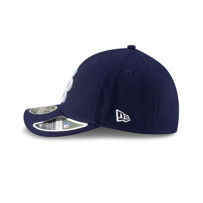 Pictured is this MLB Player Replica Tampa Bay Rays 39THIRTY M-Crown Stretch Fit cap in navy. 6