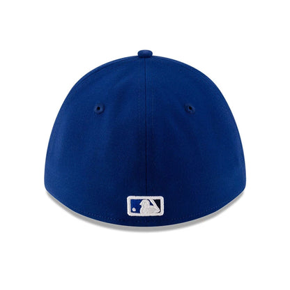 Pictured is this MLB Player Replica Toronto Blue Jays 39THIRTY M-Crown Stretch Fit cap in blue. 5