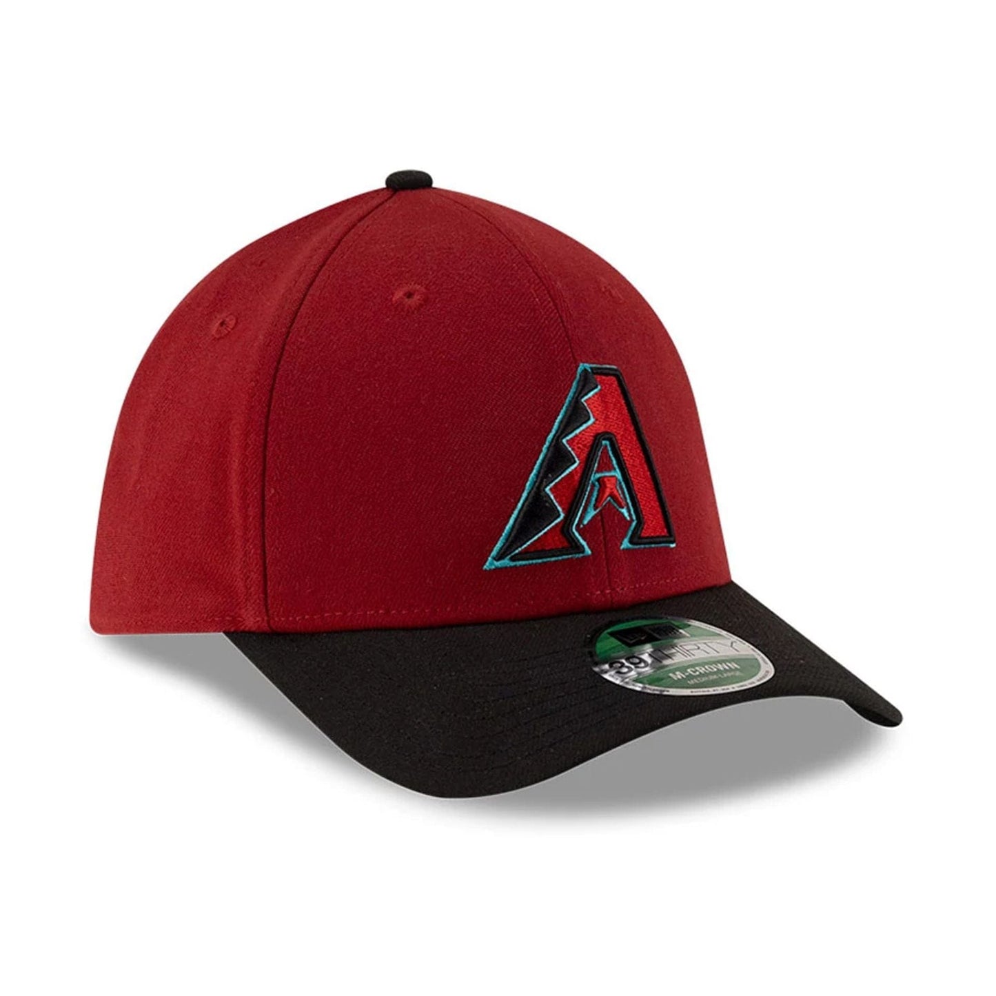 Pictured is this MLB Player Replica Arizona Diamondbacks 39THIRTY M-Crown Stretch Fit cap in Dark Red. 4