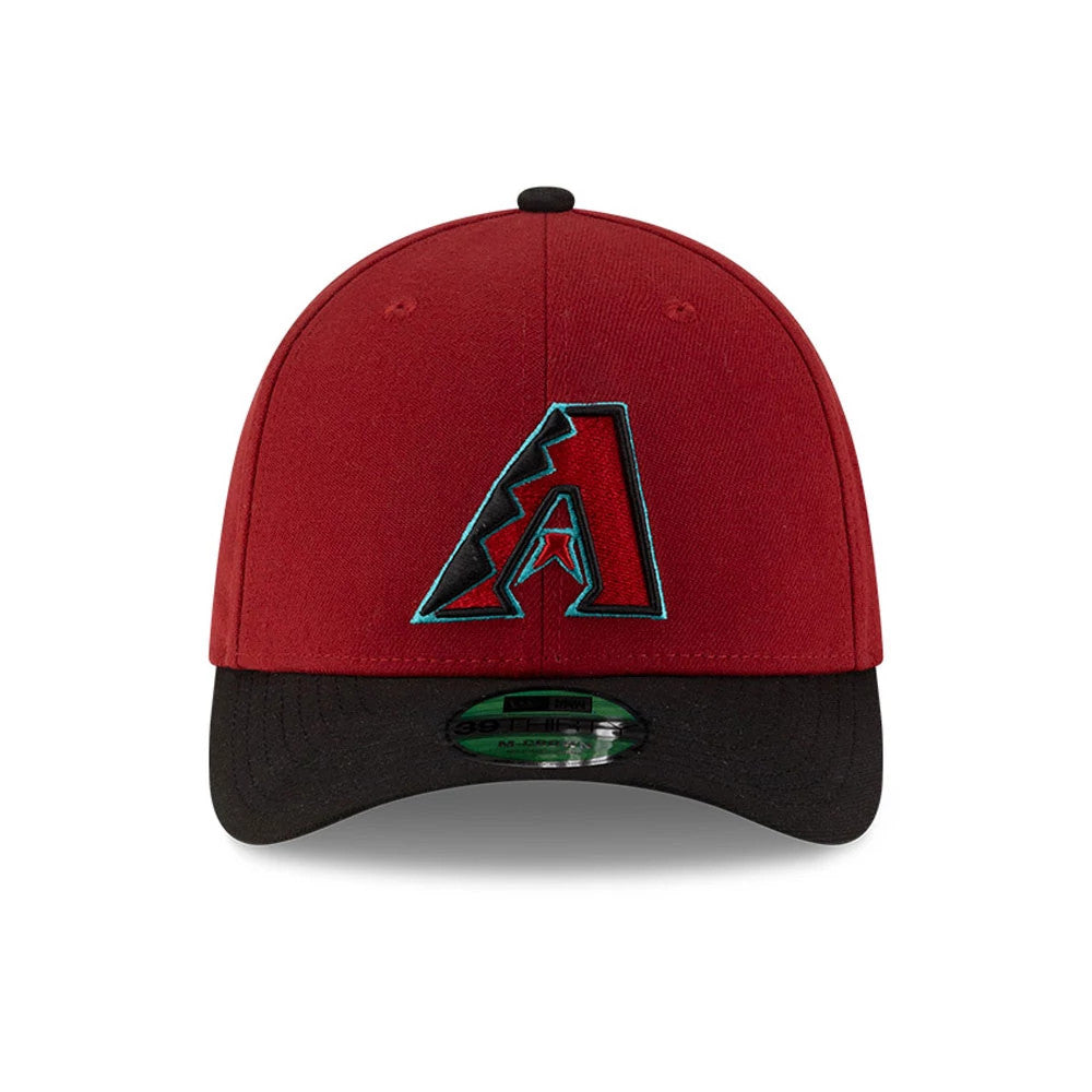 Pictured is this MLB Player Replica Arizona Diamondbacks 39THIRTY M-Crown Stretch Fit cap in Dark Red. 3