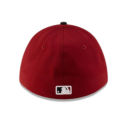 Pictured is this MLB Player Replica Arizona Diamondbacks 39THIRTY M-Crown Stretch Fit cap in Dark Red. 5