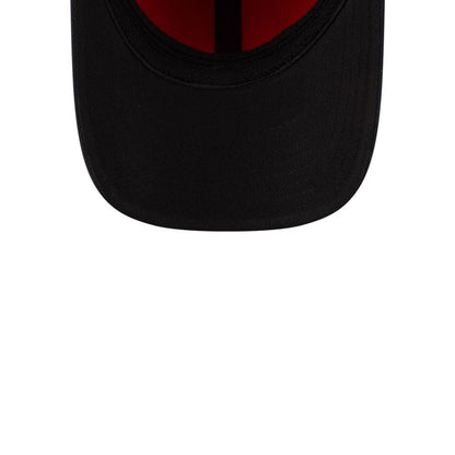 Pictured is this MLB Player Replica Cleveland Guardians 39THIRTY M-Crown Stretch Fit cap in Dark Red. 7