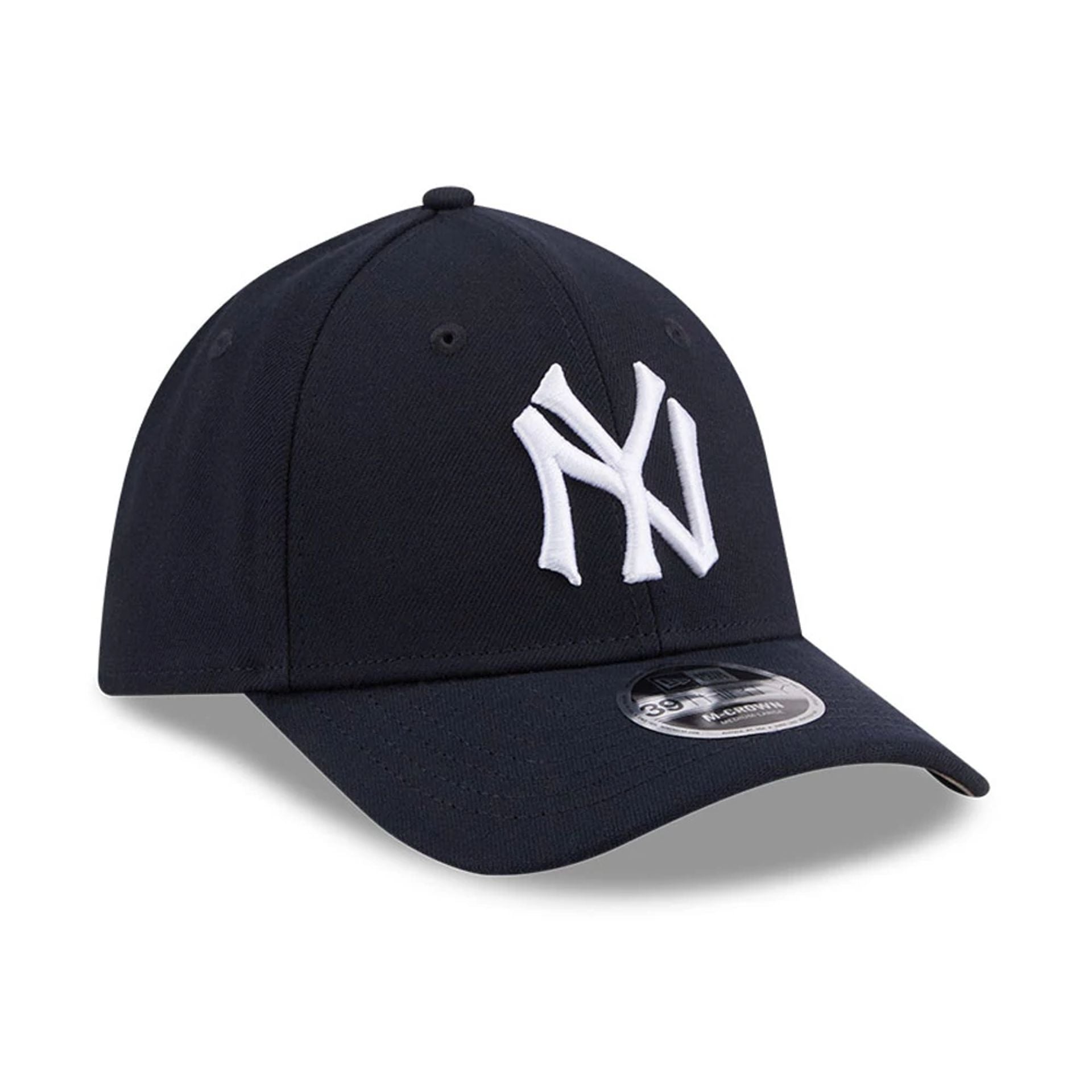 Pictured is this MLB New York Yankees 39THIRTY M-Crown Stretch Fit cap in navy. 4