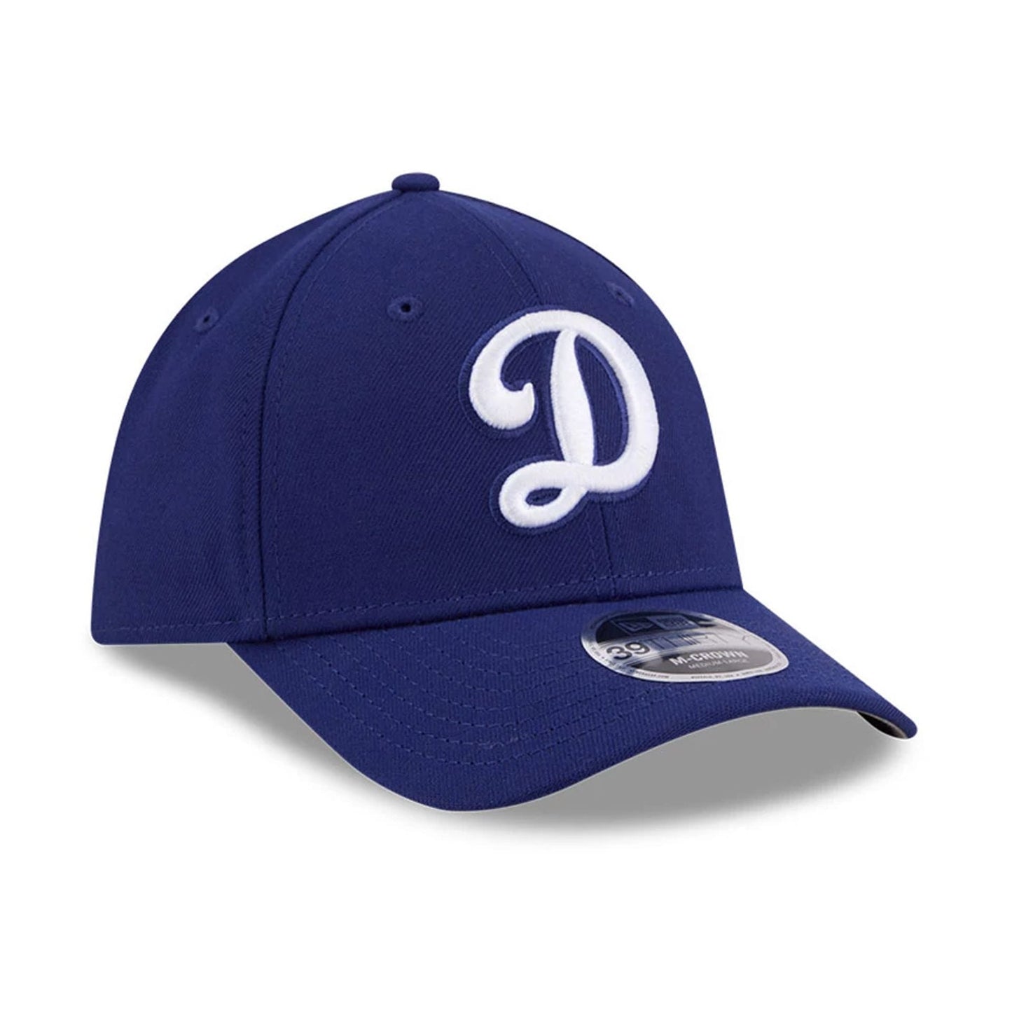 Pictured is this MLB LA Dodgers 39THIRTY M-Crown Stretch Fit cap in dark blue. 4