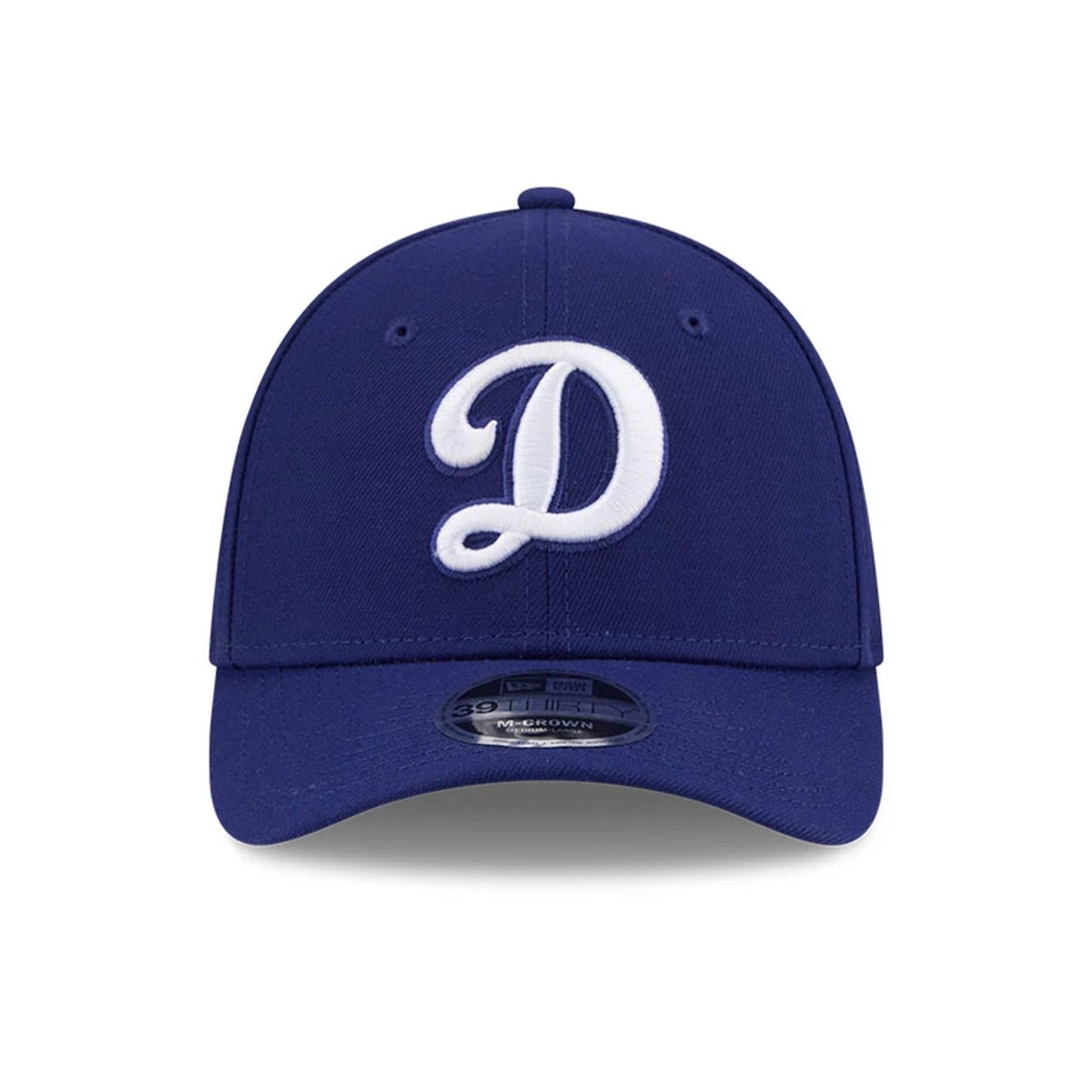 Pictured is this MLB LA Dodgers 39THIRTY M-Crown Stretch Fit cap in dark blue. 3
