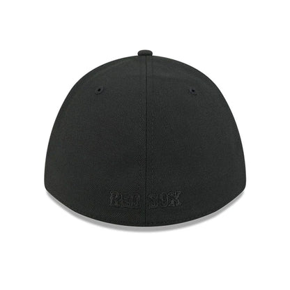 Pictured is this MLB Outline Boston Red Sox 39THIRTY M-Crown Stretch Fit cap in black. 5
