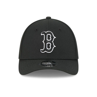 Pictured is this MLB Boston Red Sox 39THIRTY M-Crown Stretch Fit cap in black. 3