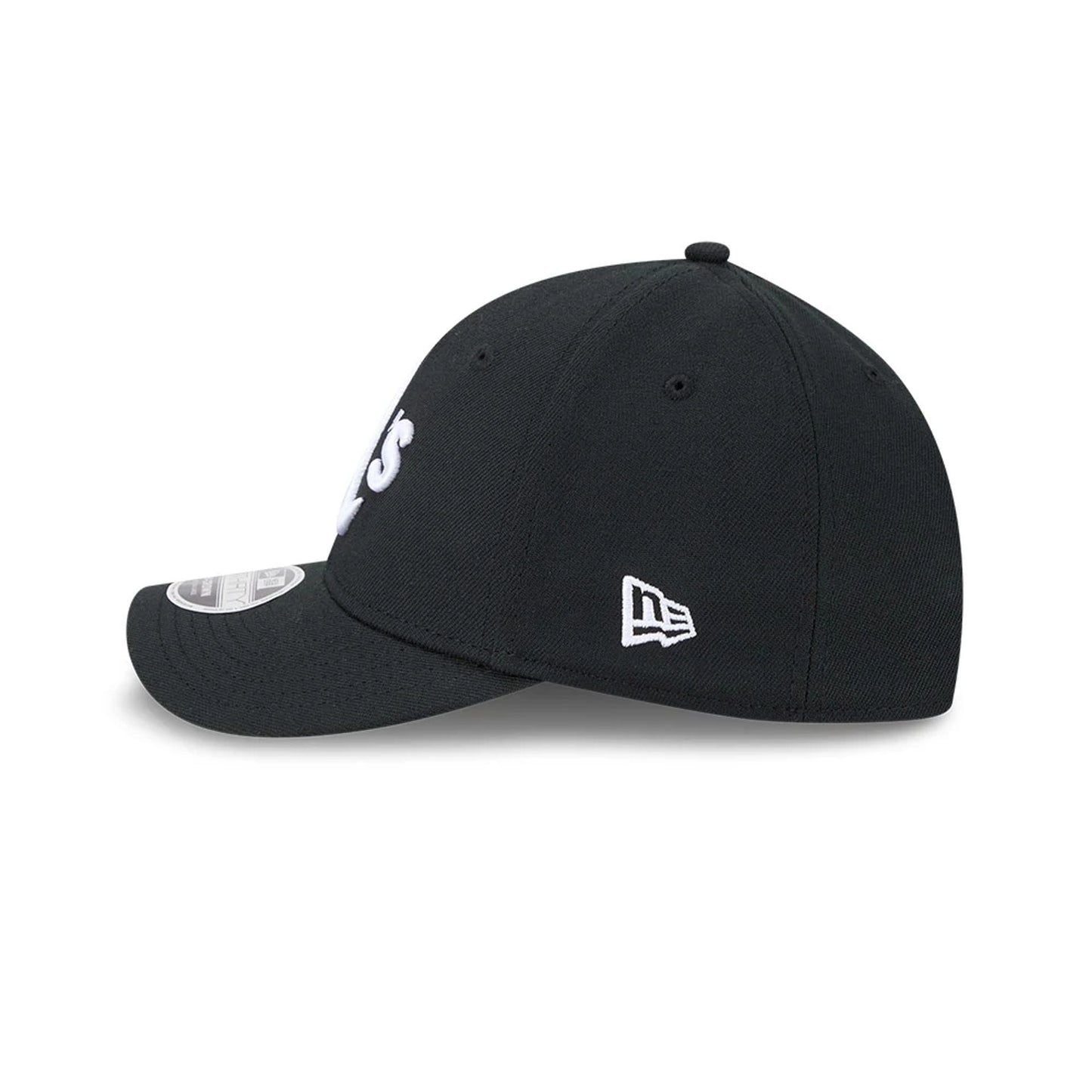 Pictured is this MLB Athletics 39THIRTY M-Crown Stretch Fit cap in black. 6