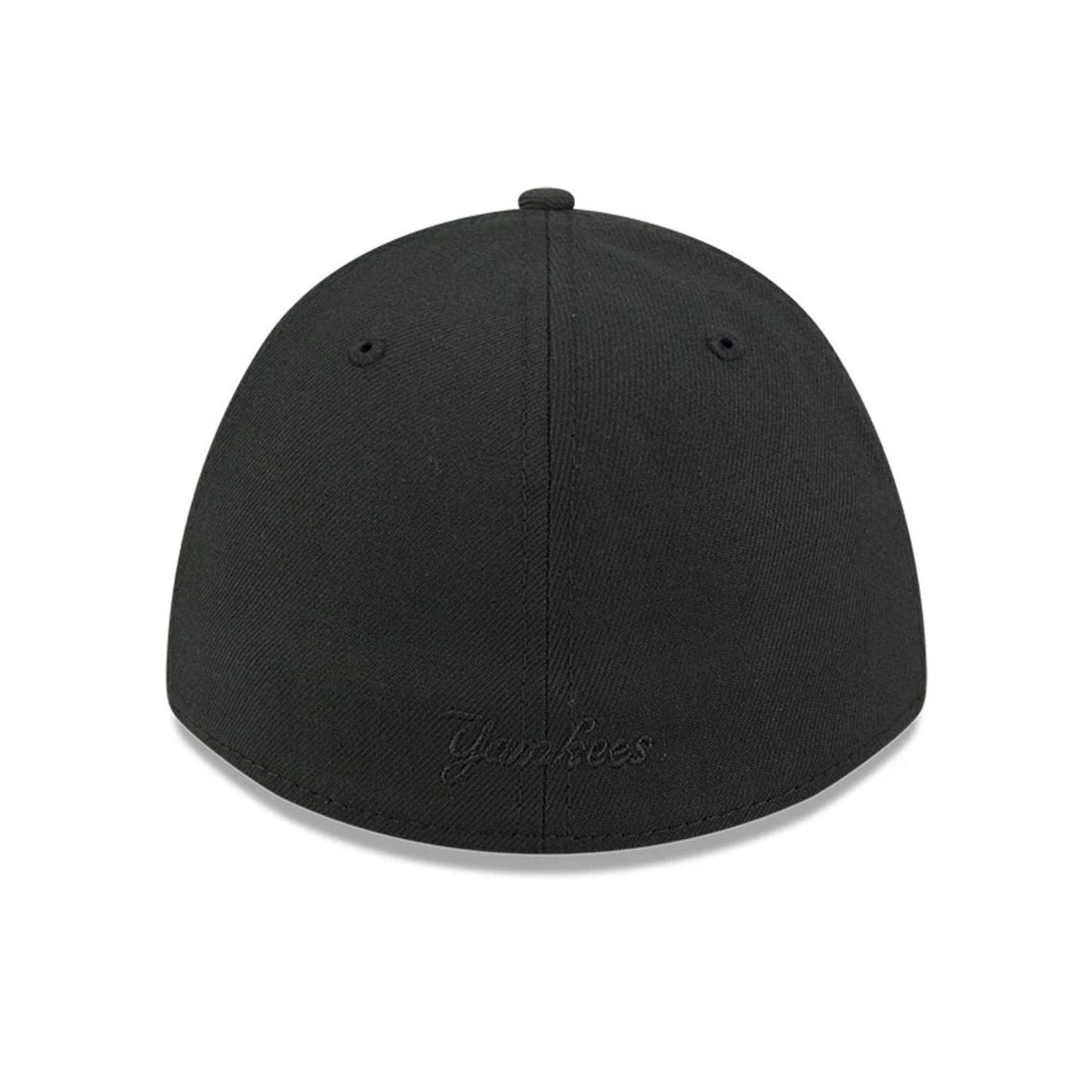 Pictured is this MLB Outline New York Yankees 39THIRTY M-Crown Stretch Fit cap in black. 7