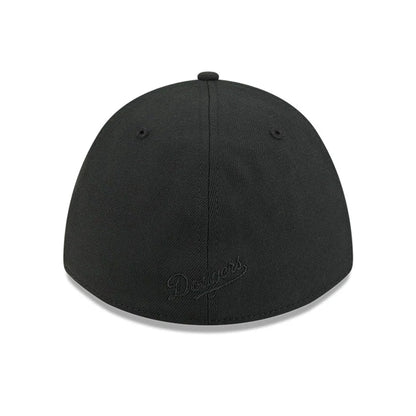 Pictured is this MLB Outline LA Dodgers 39THIRTY M-Crown Stretch Fit cap in black. 7