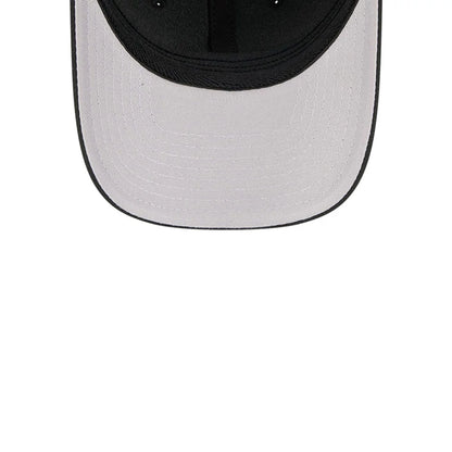 Pictured is this MLB Outline LA Dodgers 39THIRTY M-Crown Stretch Fit cap in black. 2