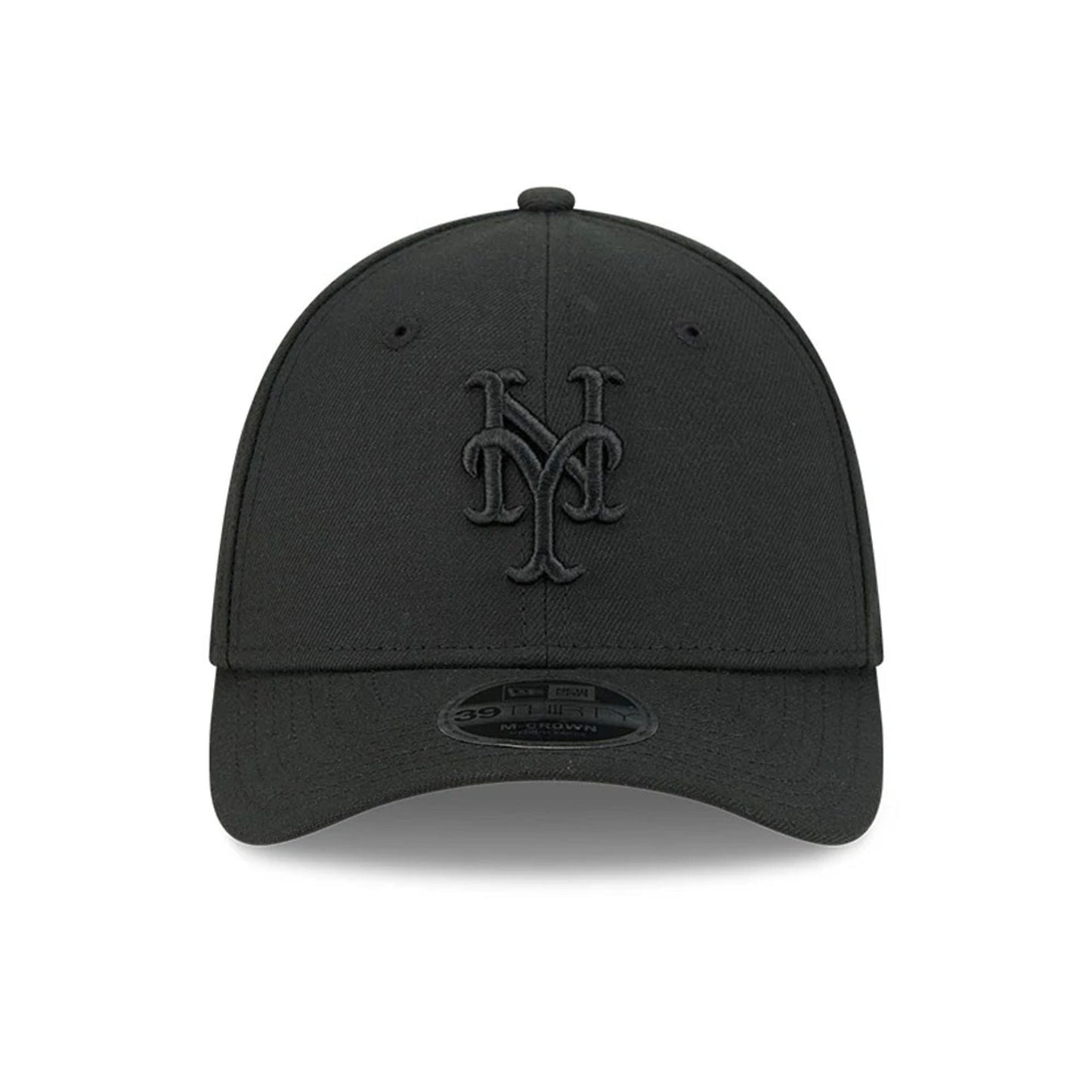Pictured is this MLB Outline New York Mets 39THIRTY M-Crown Stretch Fit cap in black. 3