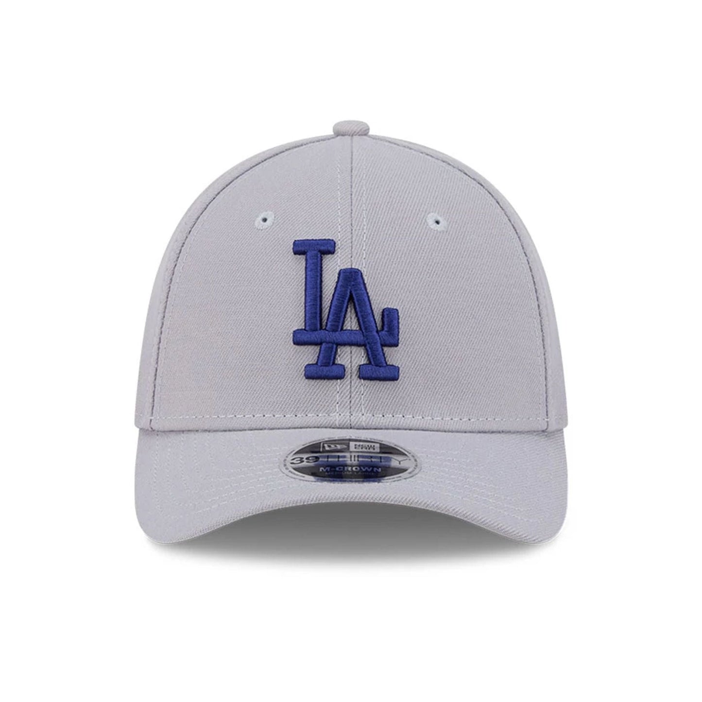 Pictured is this MLB LA Dodgers 39THIRTY M-Crown Stretch Fit cap in grey. 2