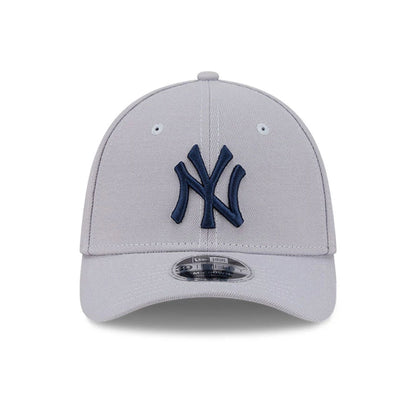 Pictured is this MLB New York Yankees 39THIRTY M-Crown Stretch Fit cap in grey. 2
