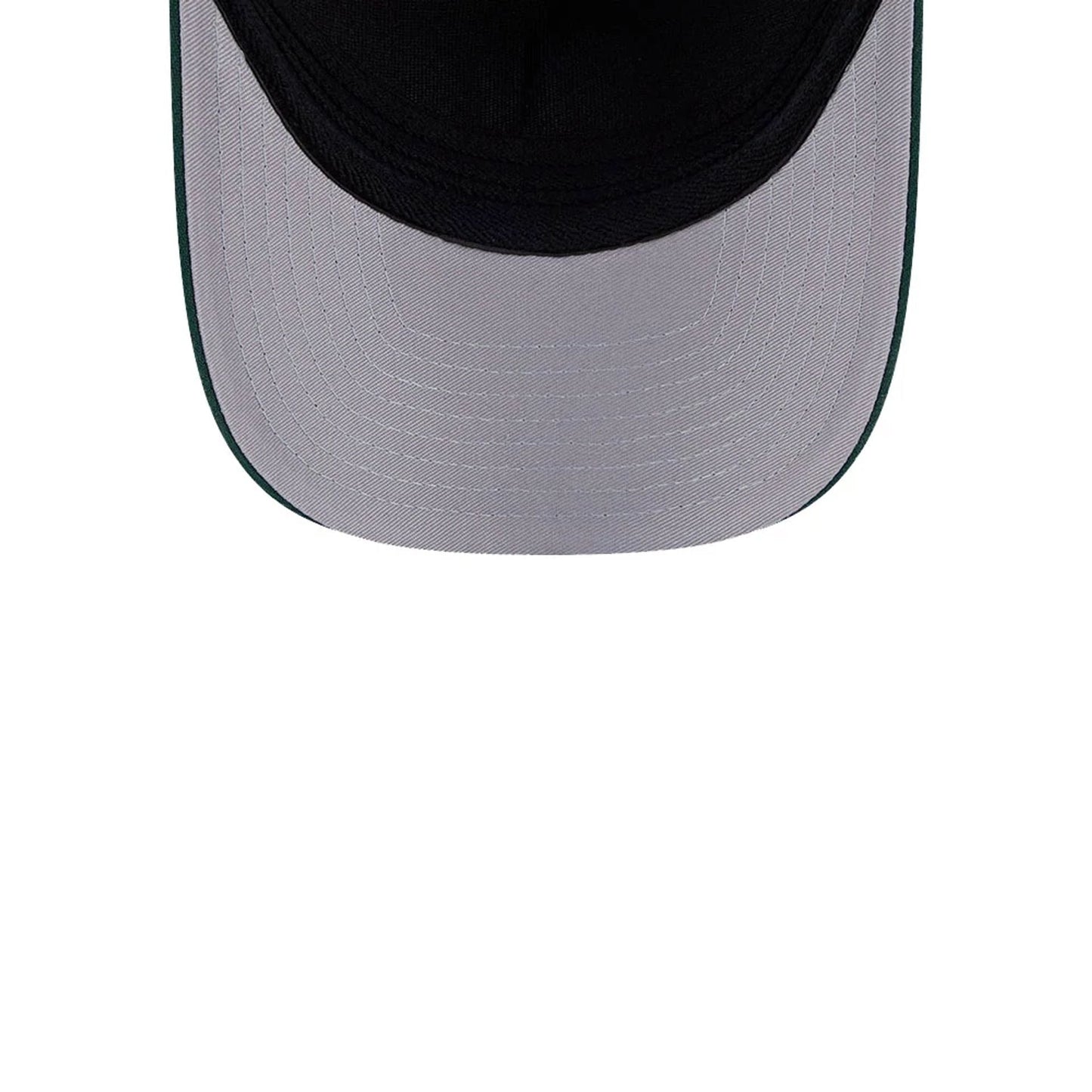 Pictured is this MLB Athletics 39THIRTY M-Crown A-Frame Stretch Fit cap in dark green. 2