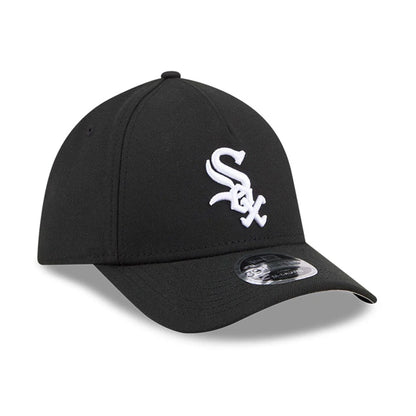 Pictured is this MLB Chicago White Sox 39THIRTY M-Crown A-Frame Stretch Fit cap in black. 4