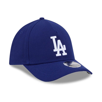 Pictured is this MLB LA Dodgers 39THIRTY M-Crown A-Frame Stretch Fit cap in dark blue. 4