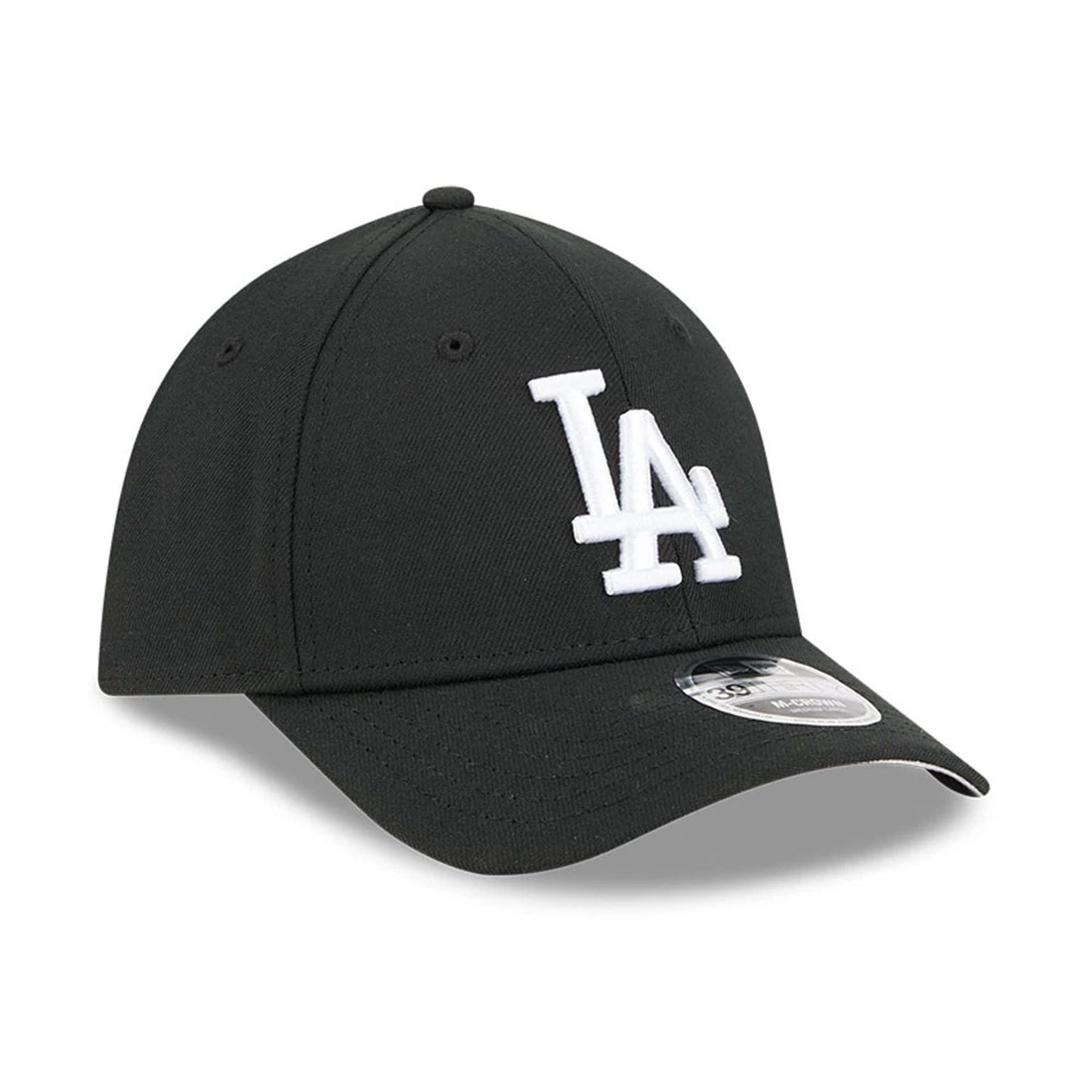 Pictured is this MLB LA Dodgers 39THIRTY M-Crown Stretch Fit cap in black. 4