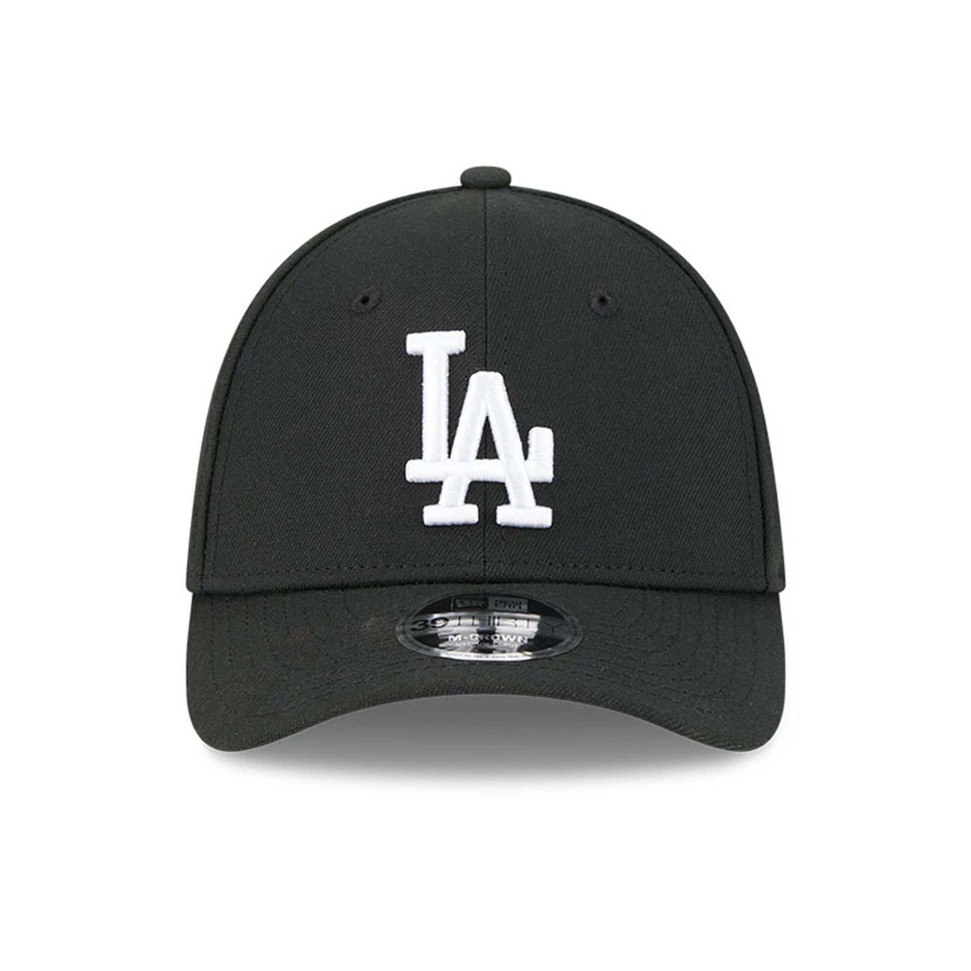 Pictured is this MLB LA Dodgers 39THIRTY M-Crown Stretch Fit cap in black. 3