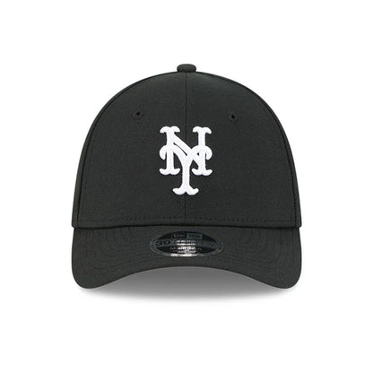 Pictured is this MLB New York Mets 39THIRTY M-Crown Stretch Fit cap in black. 3