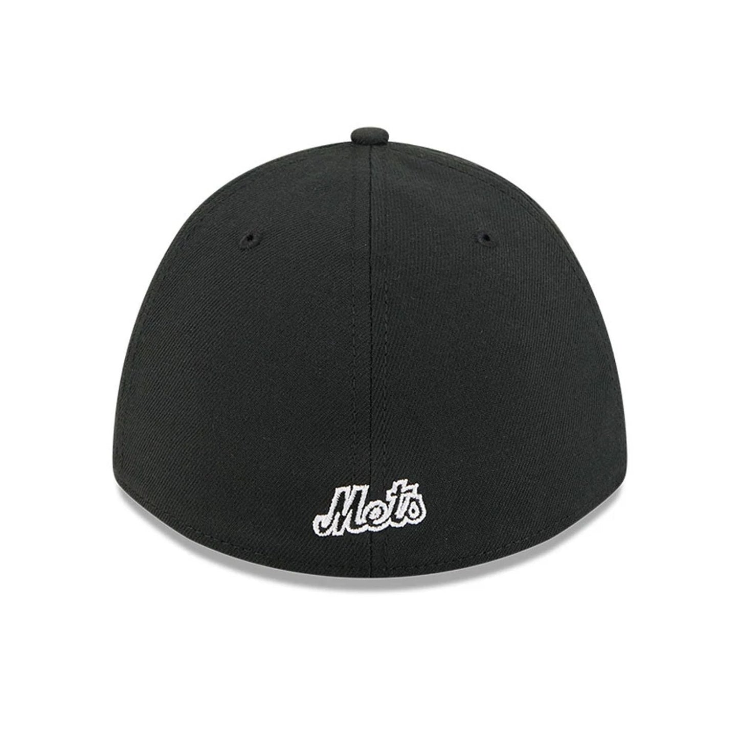 Pictured is this MLB New York Mets 39THIRTY M-Crown Stretch Fit cap in black. 5