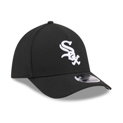 Pictured is this MLB Chicago White Sox 39THIRTY M-Crown A-Frame Stretch Fit cap in black. 4