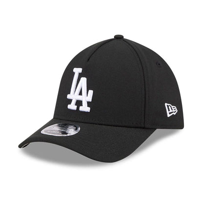 Pictured is this MLB LA Dodgers 39THIRTY M-Crown A-Frame Stretch Fit cap in black. 1