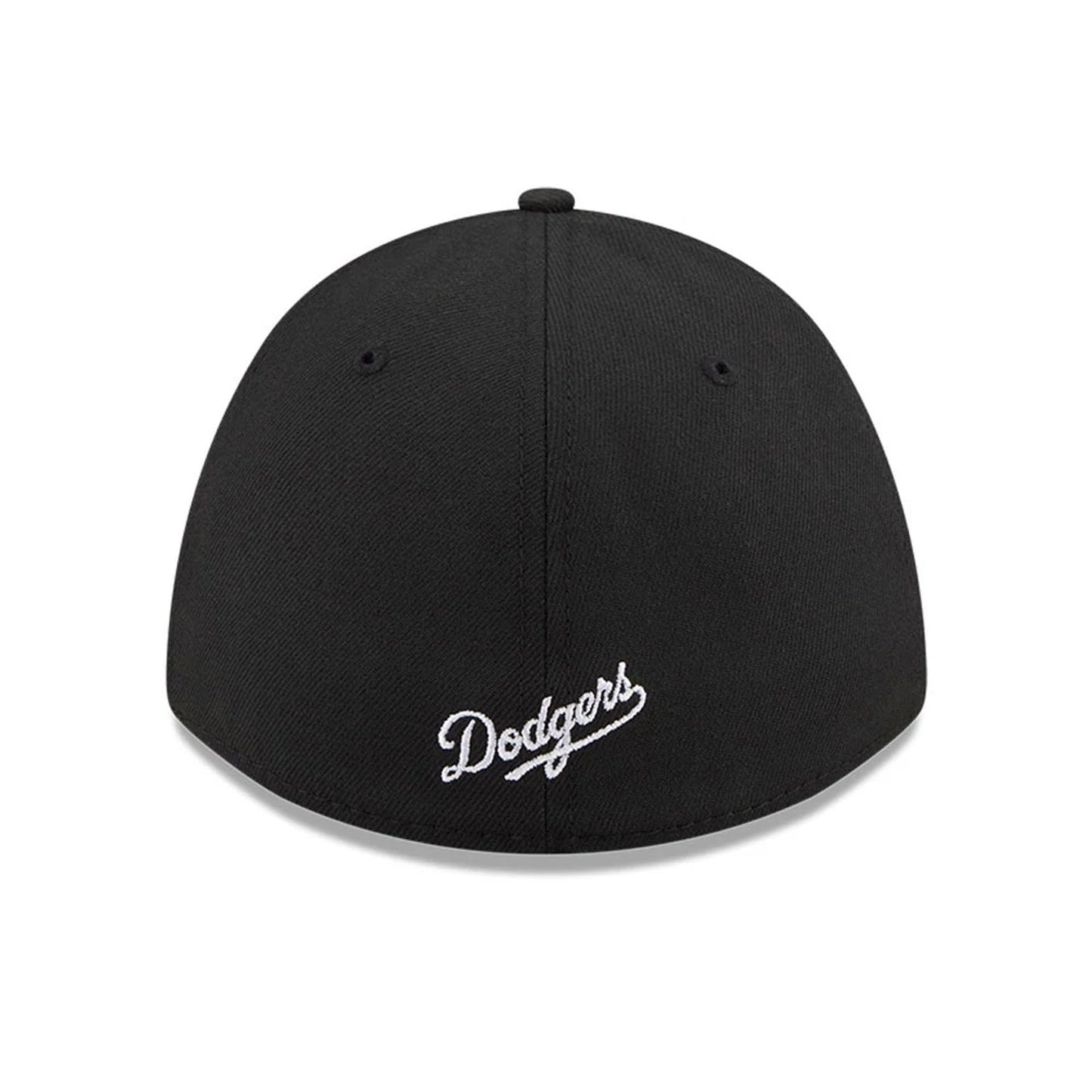 Pictured is this MLB LA Dodgers 39THIRTY M-Crown A-Frame Stretch Fit cap in black. 5