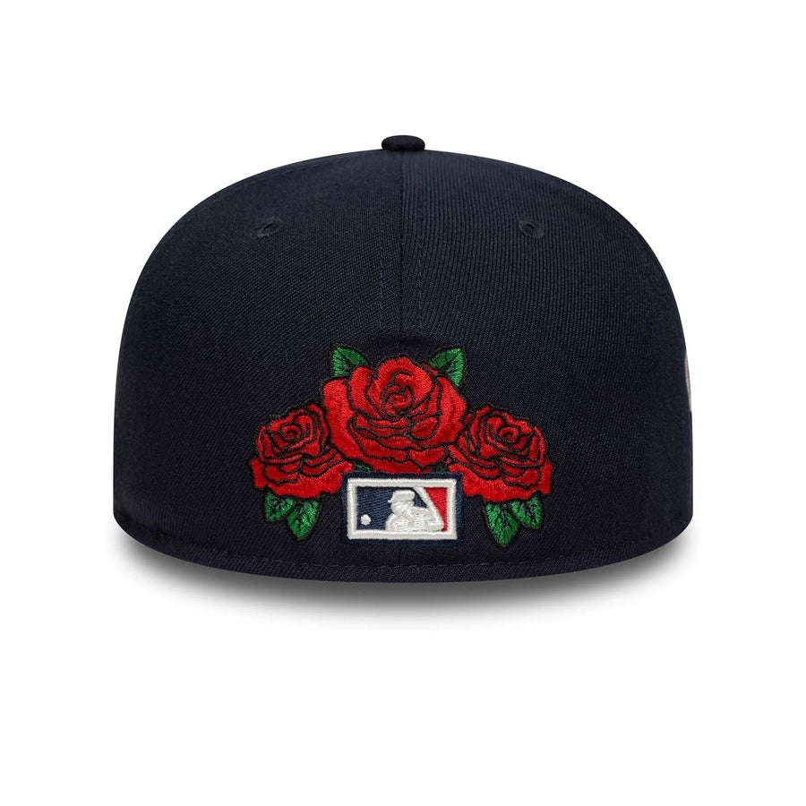 This is a New York Yankees MLB Cooperstown Floral Navy 59FIFTY Fitted Cap 7