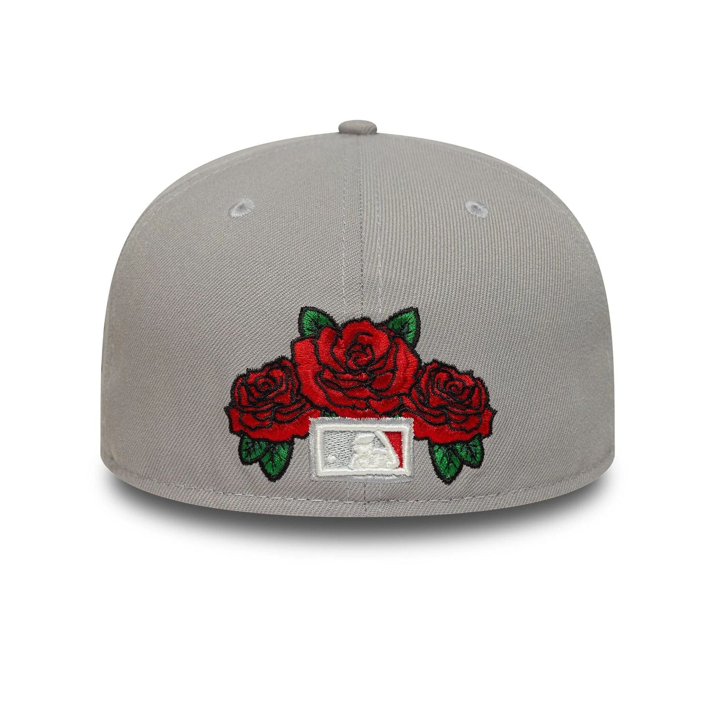 This is a LA Dodgers MLB Cooperstown Floral Grey 59FIFTY Fitted Cap 6