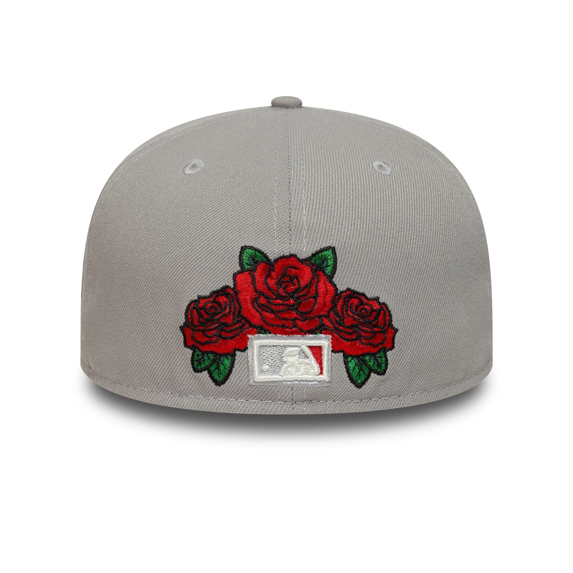This is a LA Dodgers MLB Cooperstown Floral Grey 59FIFTY Fitted Cap 6