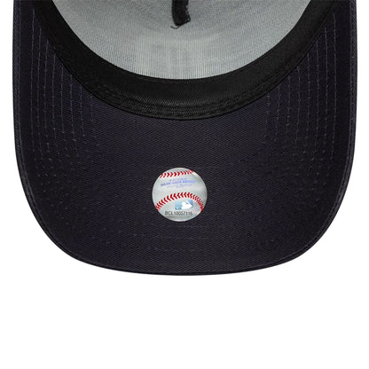 This is a Detroit Tigers MLB Cooperstown Floral Navy 9FORTY E-Frame Adjustable Cap 7