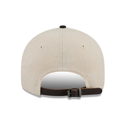 This is a Detroit Tigers MLB Americana Herringbone White Retro Crown 9FIFTY Adjustable Cap 3