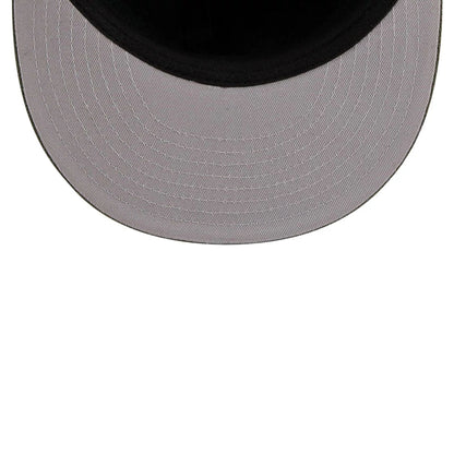 This is a LA Dodgers MLB Camo Open Green Retro Crown 59FIFTY Fitted Cap 2