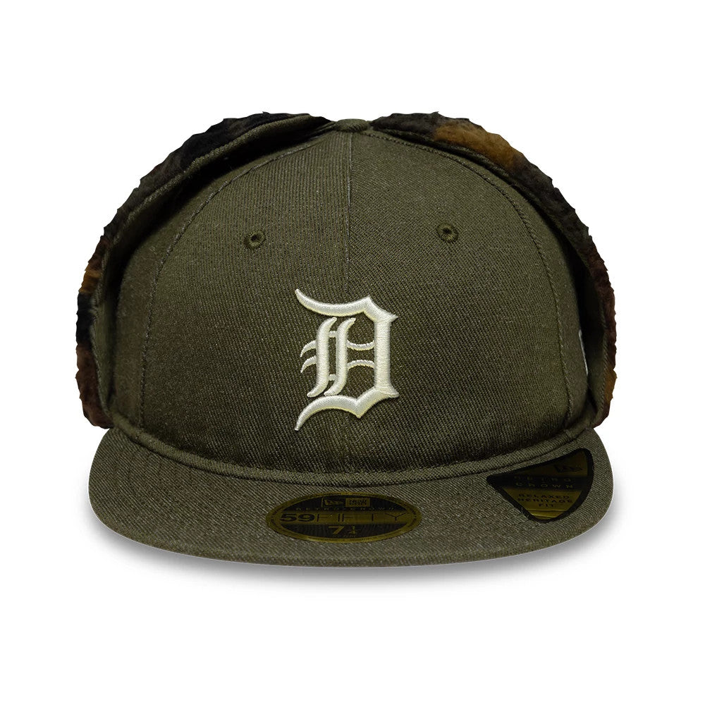 MLB Camo Detroit Tigers Open Green Retro Crown Dogear 59FIFTY