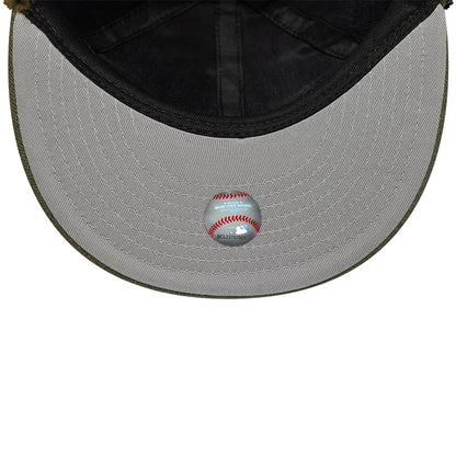 This is a New York Mets MLB Camo Open Green Retro Crown 59FIFTY Fitted Cap 3
