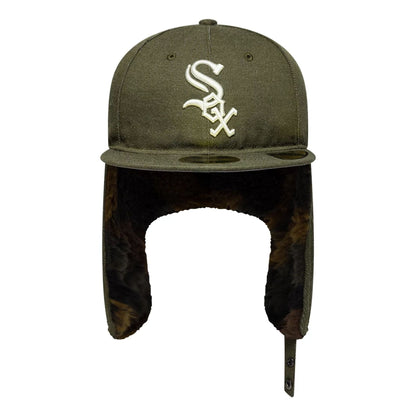 This is a Chicago White Sox MLB Camo Green Retro Crown 59FIFTY Fitted Cap 7