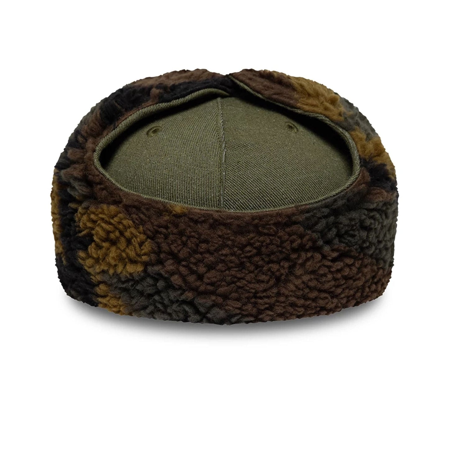 This is a Athletics MLB Camo Open Green Retro Crown 59FIFTY Fitted Cap 6