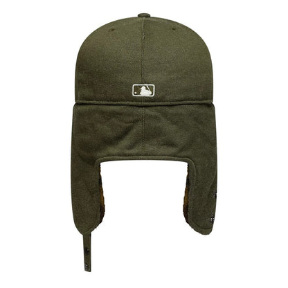 This is a Athletics MLB Camo Open Green Retro Crown 59FIFTY Fitted Cap 9